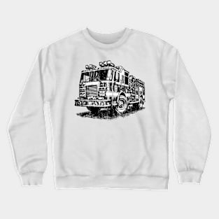 Fire Truck Crewneck Sweatshirt